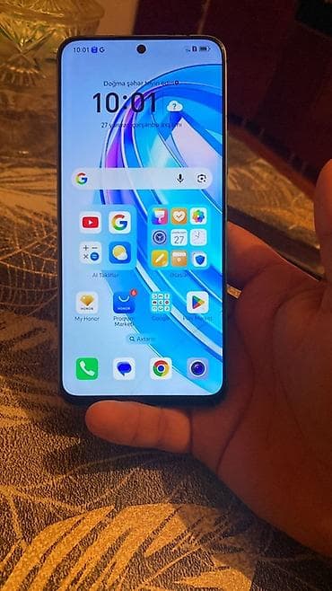 kireditle telefon: Honor 8X, 128 GB, rəng - Mavi, Face ID — 2