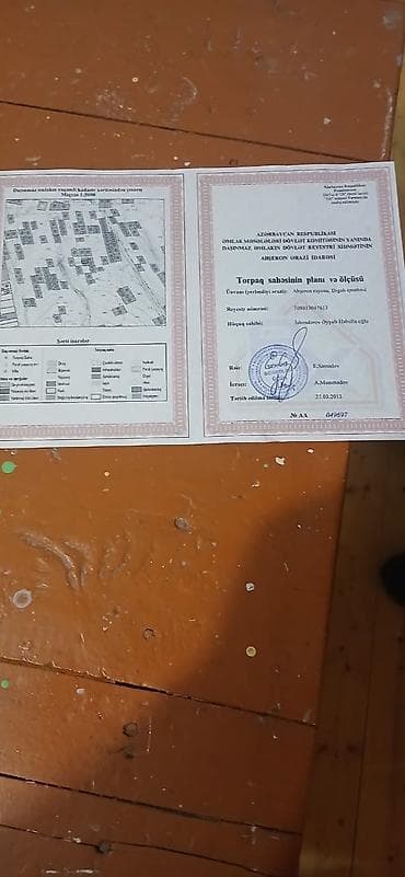 hovsanda bag evleri: 2 sot, Tikinti, Mülkiyyətçi, Kupça (Çıxarış) — 3