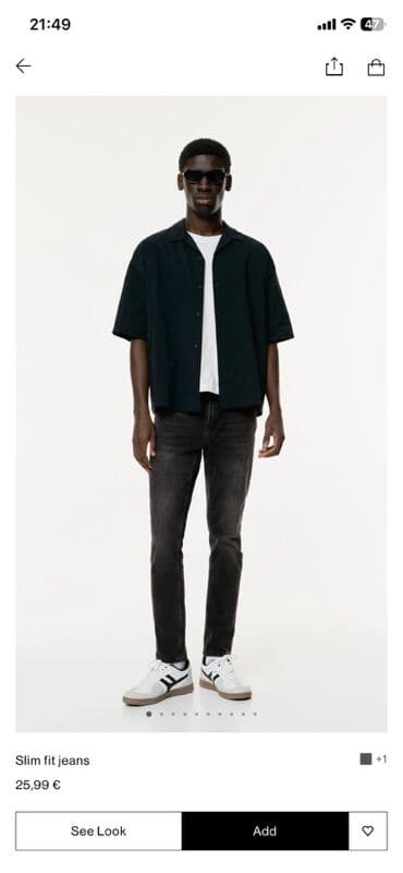 hicab geyimler: Cins şalvar, PULL&BEAR — 2