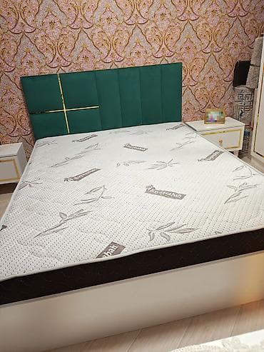 İkinəfərlik matras - Ölçü:160x200 sm - Çarpayı korpusu: ağ rəngdə — 2
