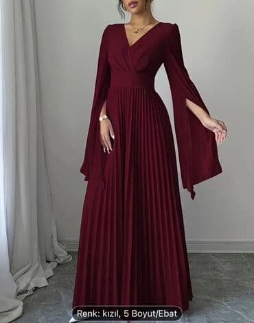 Yenidir XL olcu Qadın axşam geyimi – qırmızı rəng - Uzun, axıcı lalafo.az -da Yenidir XL olcu Qadın axşam geyimi – qırmızı rəng - Uzun, axıcı