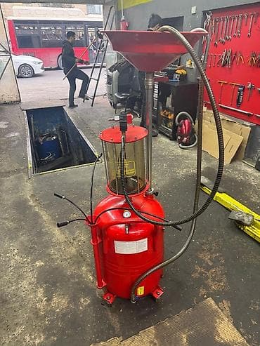 mercedes yağları: Pulwa yağ dəyişdirmə və istifadə olunmuş yağın toplanması aparatı - — 4