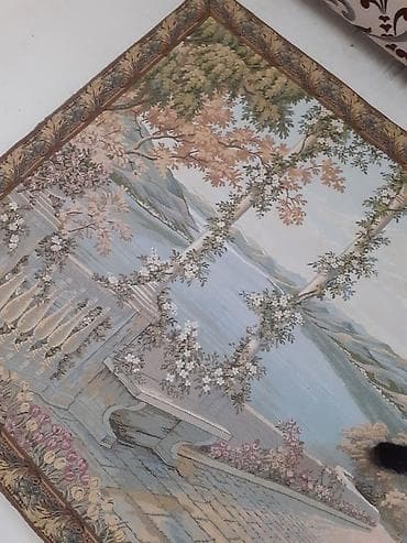 saxta baba sekilleri: Гобилен винтаж "терраса на озере Комо" Италия размер 1,75×80 — 4