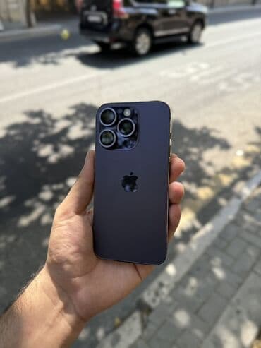 телефон fly ds169: IPhone 14 Pro, 128 ГБ, Deep Purple — 8
