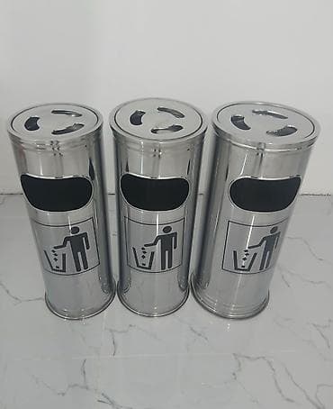 19 lt su qablari: Paslanmayan poladdan hazırlanmış tullantı qutuları – ictimai və — 6