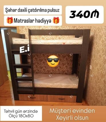 ikinci el tek carpayi: Yeni, İkinəfərlik çarpayı — 1
