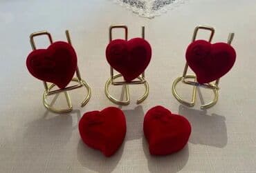 uzun qizil sirqalar: Təcili Satılır…Endirim Var… Üzük qabları dəsti — 1