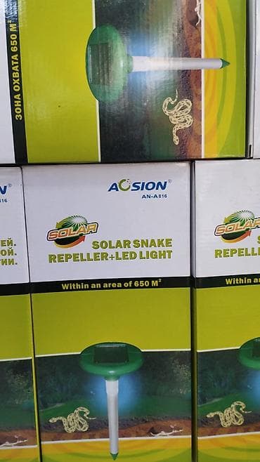 soya: Məhsul: Aosion AN-A816 Günəş enerjili ilanqovucu + LED işıq - İş — 2