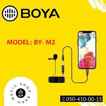 edifier baku: Boya Mikrofon Model: BY-M2 🚚Çatdırılma xidməti mövcuddur — 1