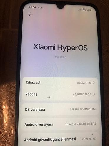 dvb t2 tv: Redmi 128 GB, rəng - Qara — 3