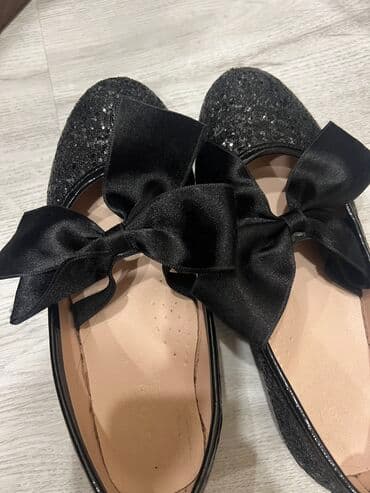 домашние женские тапочки балетки: Балетки, Размер: 32, цвет - Черный, Новый — 4