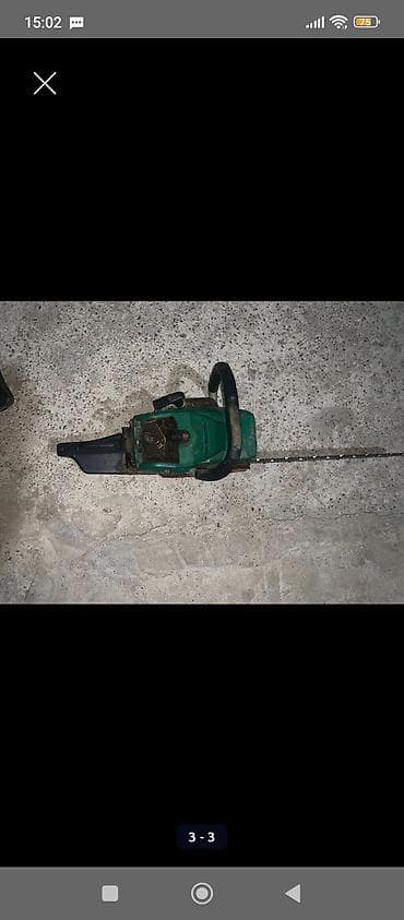 Ручные механические инструменты: Бенизиновая Мотопила, бензопила — 2