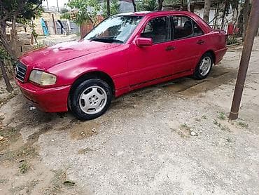 lider disk: Mercedes-Benz C-Class (W202) sedan - Kuzov: 4 qapılı sedan, qırmızı — 7