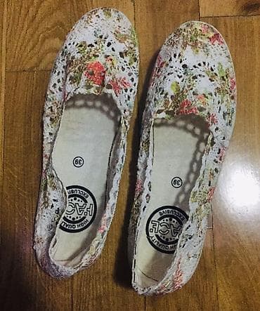 Baletkalar, Ölçü: 39, rəng - Ağ, Yeni