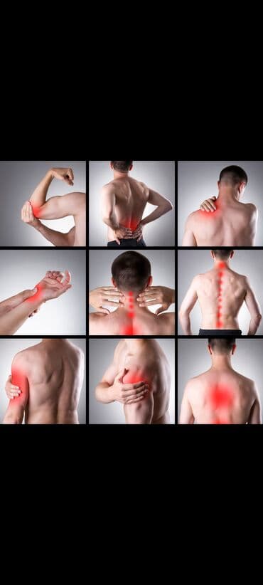 Seyyar masaj xidmeti. Xidmət: Boyun, kürək