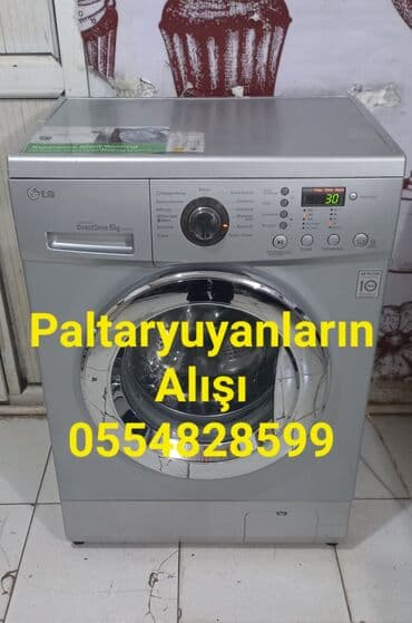 maqnitafon masin ucun: Paltaryuyan maşın 6 kq, İşlənmiş, Avtomat, Qurutma var, Pulsuz çatdırılma — 1