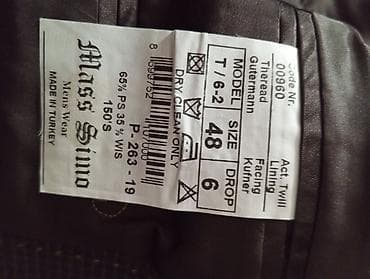 kisi kurtka modelleri: Kişi klassik pencəyi - Ölçü: XL (etiketdə göstərilib) - Rəng: Tünd — 2