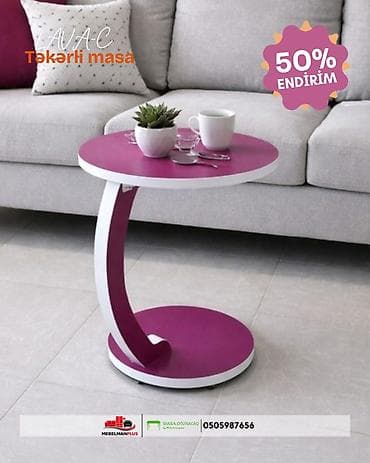 Jurnal masası, Yeni, Açılmayan, Laminat, Yumru masa