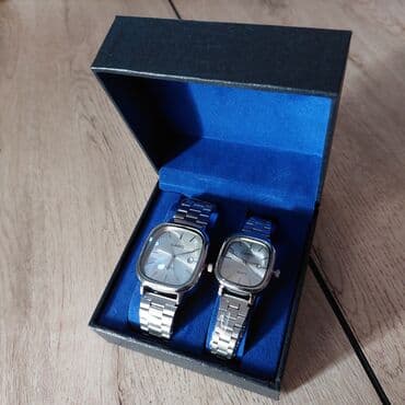 Klassik Saat dəsti, rəng - Gümüşü