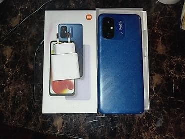 kicik telefonlar: Redmi 12C, 128 GB, rəng - Mavi, Barmaq izi — 3
