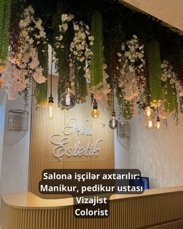 salonda ish: Vizajist tələb olunur, Yerin icarəsi, 1-2 illik təcrübə — 1