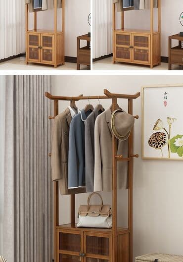 kimyevi temizleme: Asılqan Qarderob Ölçü: 52x29x180sm Ayaqqabı, paltar, çanta, papaq — 6