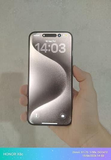 apple notebook: IPhone 15 Pro Max, 256 GB, Gümüşü, Simsiz şarj — 5