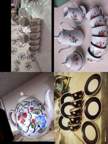 Tava-qazan: Bəzək dəsti – 3 parça dest 140 tek 45 manata - Material: rəngli şüşə — 3