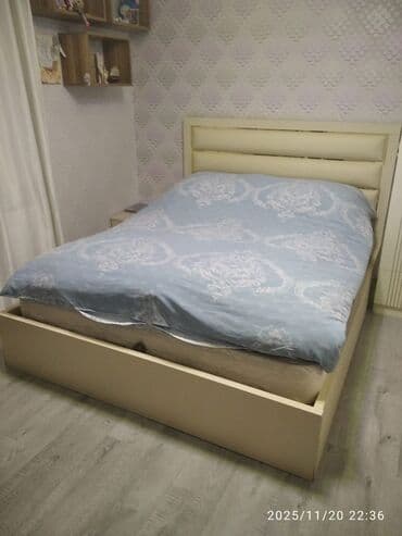 İkinəfərlik çarpayı, Bazalı, Matras ilə, Siyirməsiz