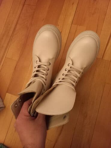 qiz ucun botlar: Ölçü: 38, rəng - Bej, Yeni — 3