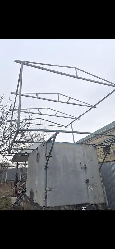 Metal karkaslı kölgəlik/üst örtük konstruksiyası - Material