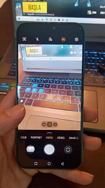 processor core i7: Honor X8b, 128 GB, rəng - Yaşıl, Barmaq izi, İki sim kartlı, Face ID — 4