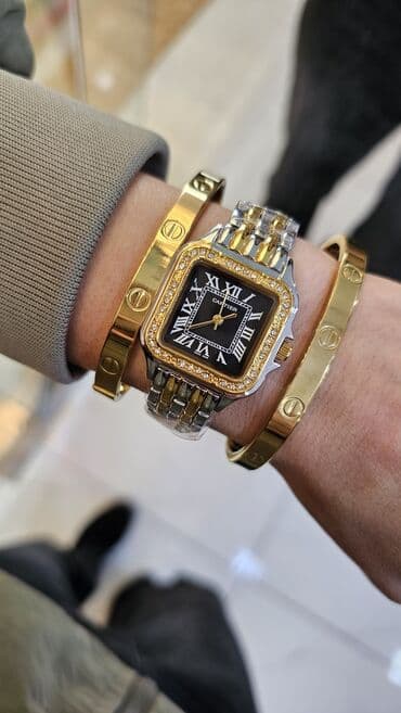 cartier браслет qiymeti: Новый, Наручные часы, Cartier, цвет - Золотой — 3