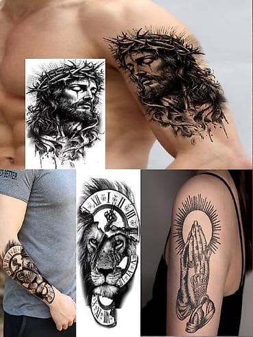 Ручная работа на заказ: Müvəqqəti döymə (nakolka) stikerləri – suya davamlı, 1 həftədən çox — 8