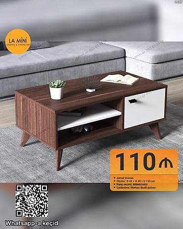 Düz masa, Açılmayan, Təkərsiz, Taxta, Zəmanətsiz