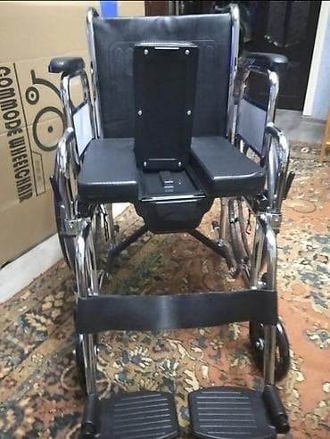 Digər tibbi məhsullar: Tualet funksiyalı əlil arabası (commode wheelchair) - Oturacaqda — 2