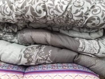 yun dest: Yun yorgan taxt və tək yataq üçün Hərcür yorgan döşək yastıq və yataq — 2