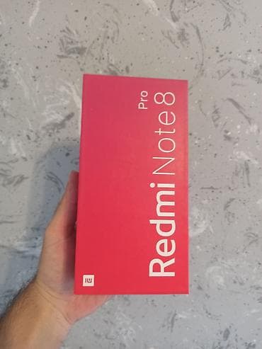 blu vidyo: Redmi Note 8 Pro, 64 GB, rəng - Qara, Barmaq izi — 10
