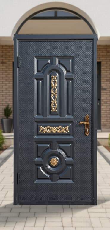 işlənmiş qapi: Seyf qapılar Münasib qapılar Dəmir qapı Ev qapıları Çol qapısı — 1