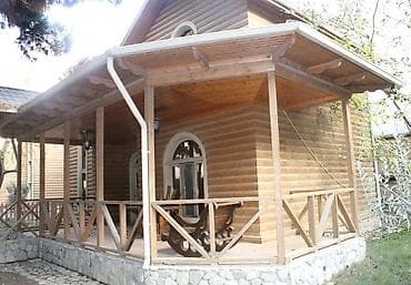 obsivka taxta: Taxta “yarım-şalban” (profil boru taxta) – ev fasadı və interyer üçün — 6