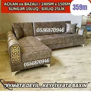 mətbəx ucun divan: Künc divan, Yeni, Açılan, Bazalı, Parça, Pulsuz çatdırılma — 11