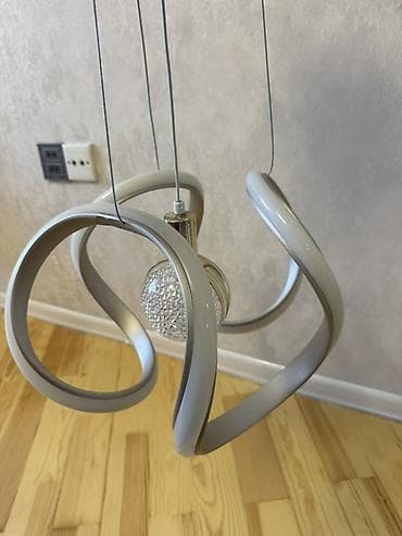 spirallı dəftərlər: Led Çılçıraq, 3 lampa, Metal — 2