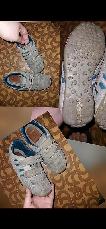 boks krasovkası: Rəng - Bej Krossovkalar, Geox, Ölçü: 34, Uniseks — 2