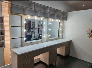 купить круглый стол в баку: Б/у, Стол для макияжа, С зеркалом — 3
