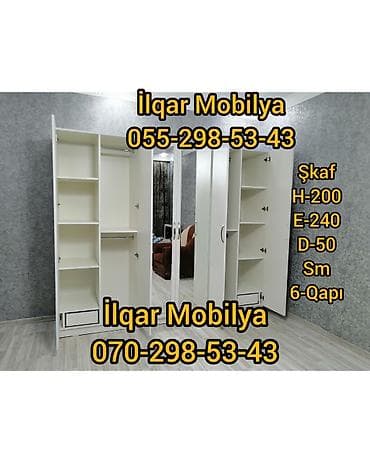 qapi avropa: Düz dolab, Yataq otağı üçün, Paltar üçün, Açılan, Quraşdırıla bilən, 5 qapı — 3