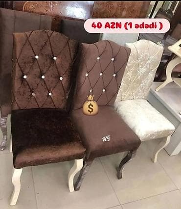 Qonaq otağı üçün, Yeni, Qatlanmayan, Stul