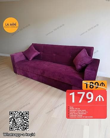 köhnə divanlar: Divan, Açılan, Bazalı, Parça, Ödənişli çatdırılma — 1