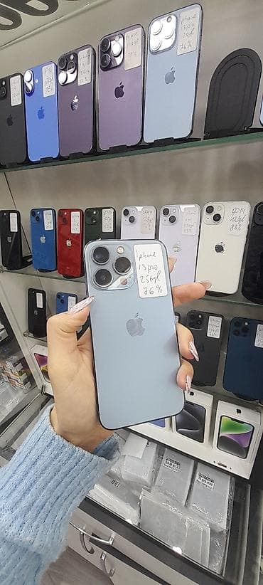 olan soba: IPhone 13 Pro, 256 GB, Sierra Blue, Zəmanət — 1