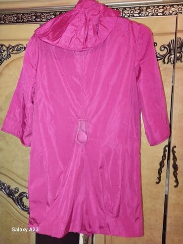 дождевик купить в баку: Qadınlar üçün yüngül yağmurluq/palto - Rəng: narıncı-çəhrayı/füşyə - — 3