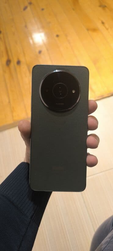 ses ucaldici: Redmi A3, 128 GB, rəng - Yaşıl, Barmaq izi — 1